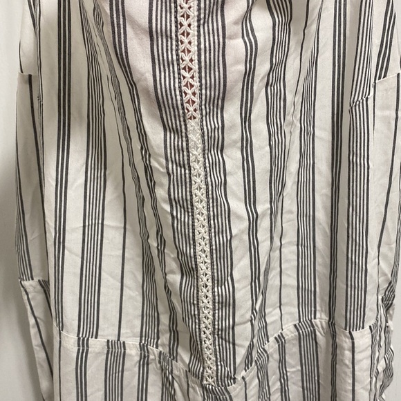 🚨Roxy Womens Catching Feelings Romper Pantsuit Striped Adjustable Straps - Picture 7 of 13